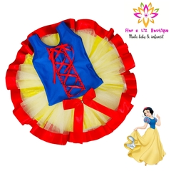 Fantasia Saia Tule + Body Branca de Neve - loja online