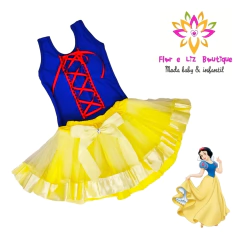 Fantasia Saia Tule + Body Branca de Neve - loja online