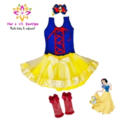 Fantasia Saia Tule + Body Branca de Neve na internet