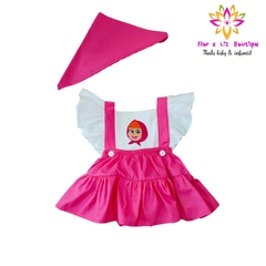 Romper + Lenço Masha e o Urso - loja online