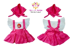 Romper + Lenço Masha e o Urso - Flor e Liz Boutique