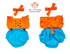 Romper + Laço Pedrita - Flor e Liz Boutique