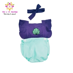 Romper + laço Sereia - loja online