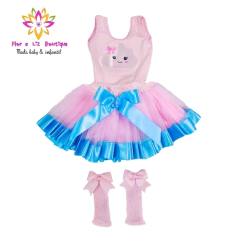 Fantasia Chuva de amor e bençãos com saia tule + body - comprar online