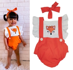 Romper + Laço Raposinha