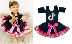 Fantasia Tik Tok com saia tule + Body