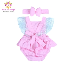 Romper + laço luxo rendado princesa Smash the cake - comprar online