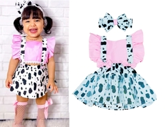 Romper + laço Fazendinha Luxo