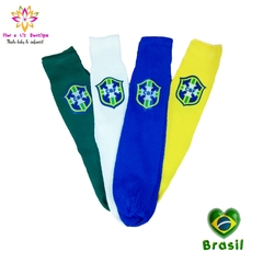 Meião Copa do mundo Brasil Unissex
