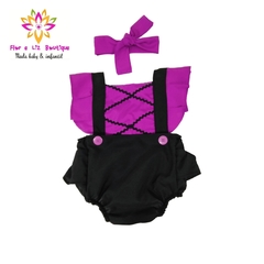 Romper + Laço Bruxinha Halloween - loja online