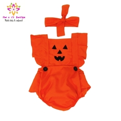 Imagem do Romper + Laço Abóbora Halloween