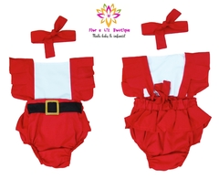 Romper + Laço Natal fantasia mamãe Noel - comprar online