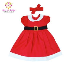 Vestido + Laço Fantasia Mamãe Noel Natal