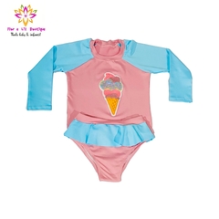 Conjunto camisa UV + calcinha neon - loja online