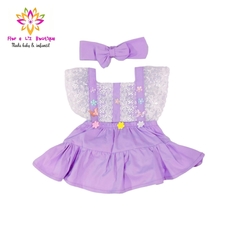 Romper + Laço Jardim encantado - loja online