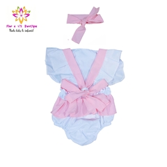 Romper + Laço Coelhinho da Páscoa - Flor e Liz Boutique