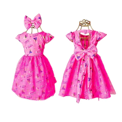 Vestido Luxo + Laço Barbie