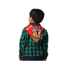 Camisa xadrez Junina + lenço na internet