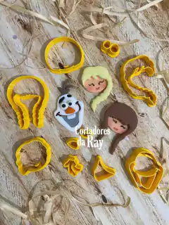 kit cortador trio frozen - 5CM - comprar online