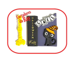 carimbo halloween vertical- 8,5CM