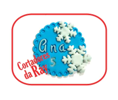 kit cortador floco de neve frozen - 3CM/ 4CM/ 5CM - comprar online