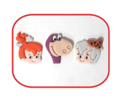 kit cortador rosto pedrita e bambam - 5CM - comprar online