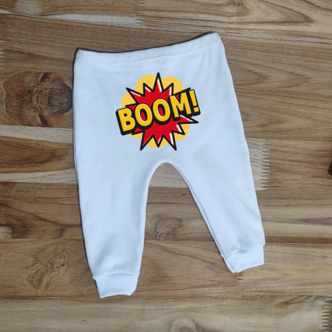 Calça Bebê Estampa Bumbum | Boom