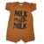 Romper Infantil Bebê | Milk Caramelo - comprar online