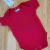 Body Infantil Bebê liso manga curta | Vermelho - comprar online