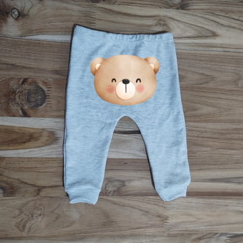 Calça Bebê Estampa Bumbum | Urso
