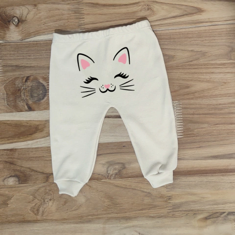 Calça Bebê Estampa Bumbum | Gatinho