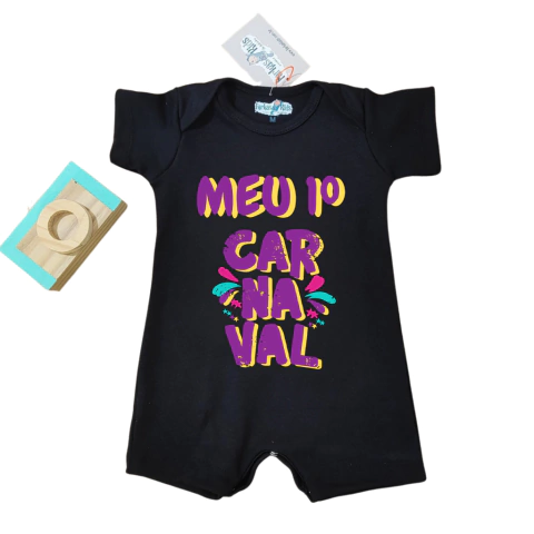 Romper algodão egípcio | Meu primeiro Carnaval