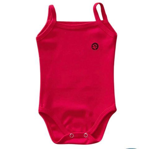 Body Bebê | Alcinha Vermelho