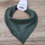 babador bandana Bebê | verde musgo