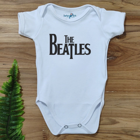 Body Bebê Rock | Beatles logo