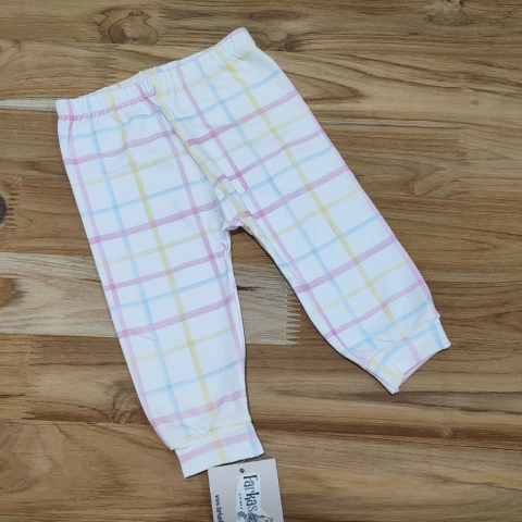 Calça Bebê Sonhos | Xadrez Rosa