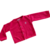 Casaquinho infantil bebê Botão | Vermelho