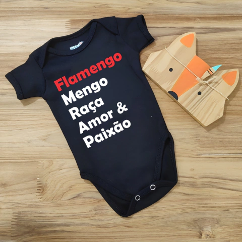 Body Bebê | Flamengo raça, amor e paixão
