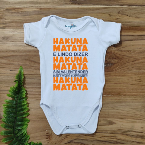 Body Infantil Bebê | Hakuna Matata