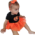 Conjunto Bebê Halloween | Abóbora com saia