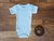 Body Infantil Bebê manga curta | Azul Bebê - comprar online