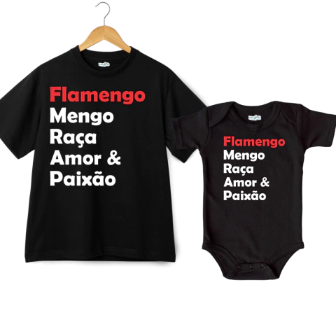 Kit pai e Filho | Flamengo Raça Amor e Paixão