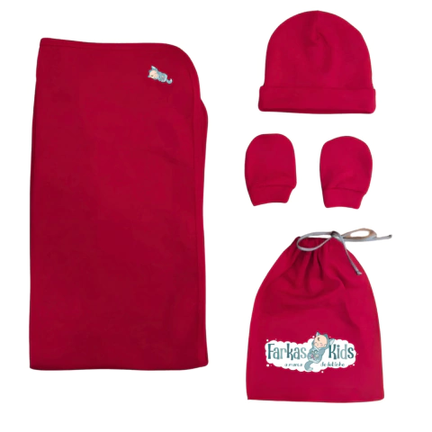 Kit Presenteável Recém Nascido | Vermelho