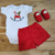 Look Bebê Natal | Eu acredito em papai noel, short cargo e sapatinho