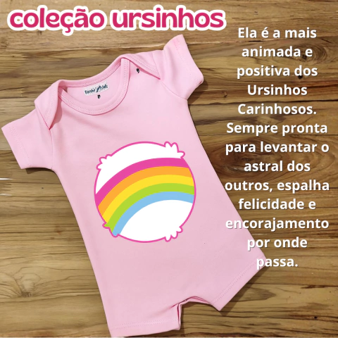Romper 100% algodão | Ursinha Animadinha | Cheer Bear - comprar online