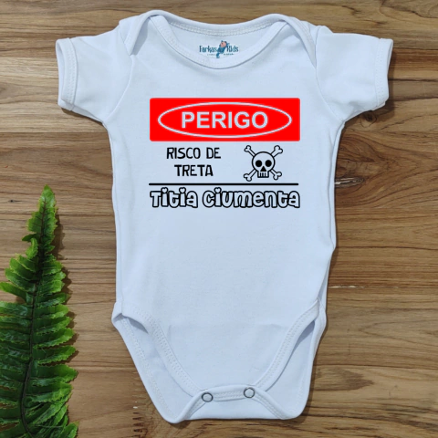 Body Bebê Infantil |perigo! Titia Ciumenta