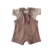 Jardineira Infantil Unissex | Nude + Body Bege - comprar online