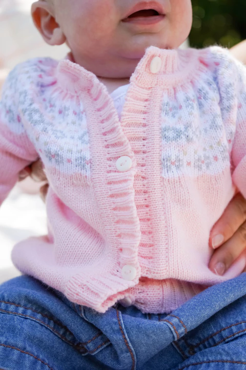 Cardigan rosa - comprar online