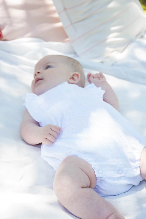 Bombachudo Lulu gasa bordada - comprar online