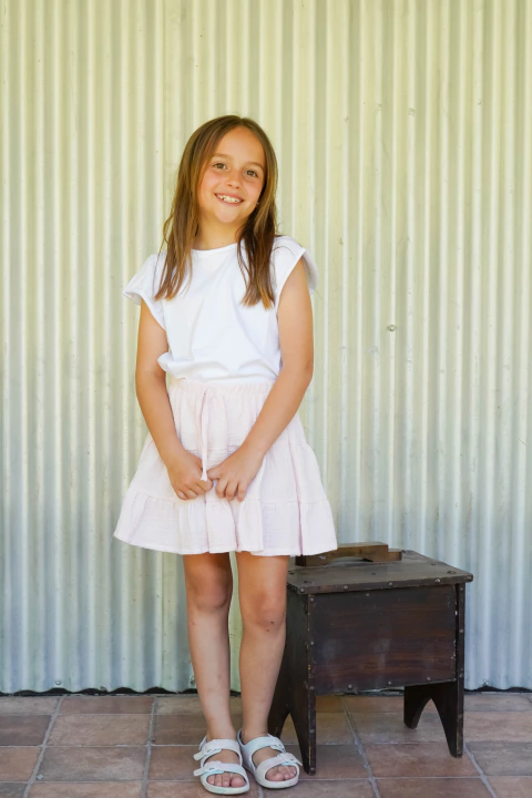 Pollera India rosa - comprar online